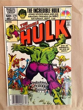Marvel The Incredible Hulk #278 Comic Book - Raw Grade 9.0 (NM)